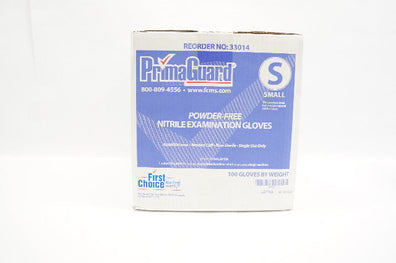FirstChoice 33014 PrimaGuard Nitrile Examination Gloves, Small - Box of 100